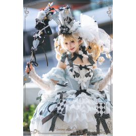 Alice's Dinner Gothic-Sweet Lolita Outfit by Hinana Queena (HQ11)